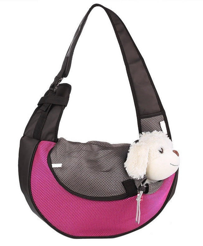 1pc Portable Pet Puppy Dog Cat Rabbit Carrier Backpack Travel Tote Shoulder Bag Mesh Sling Carry Pack