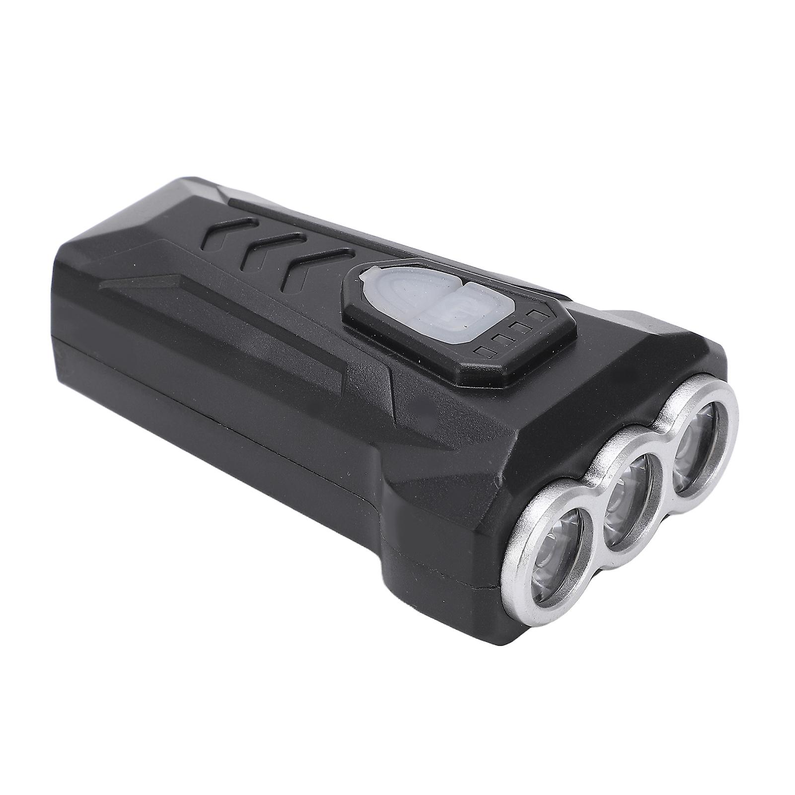 Usb Rechargeable Bike Headlight With 4 Modes T6 Wick Bicycle Front Light Waterproof Bike Lights3 Led