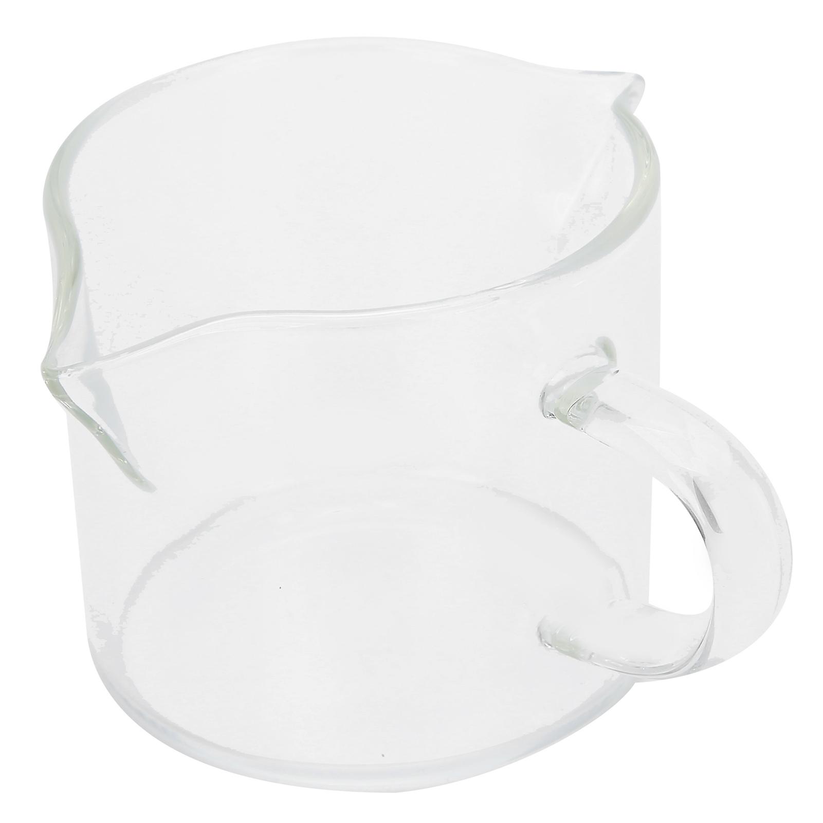 Heat-resistant Glass Measuring Cup Small Milk Coffee Double-mouthed Ounce Cup Kitchen Supplies