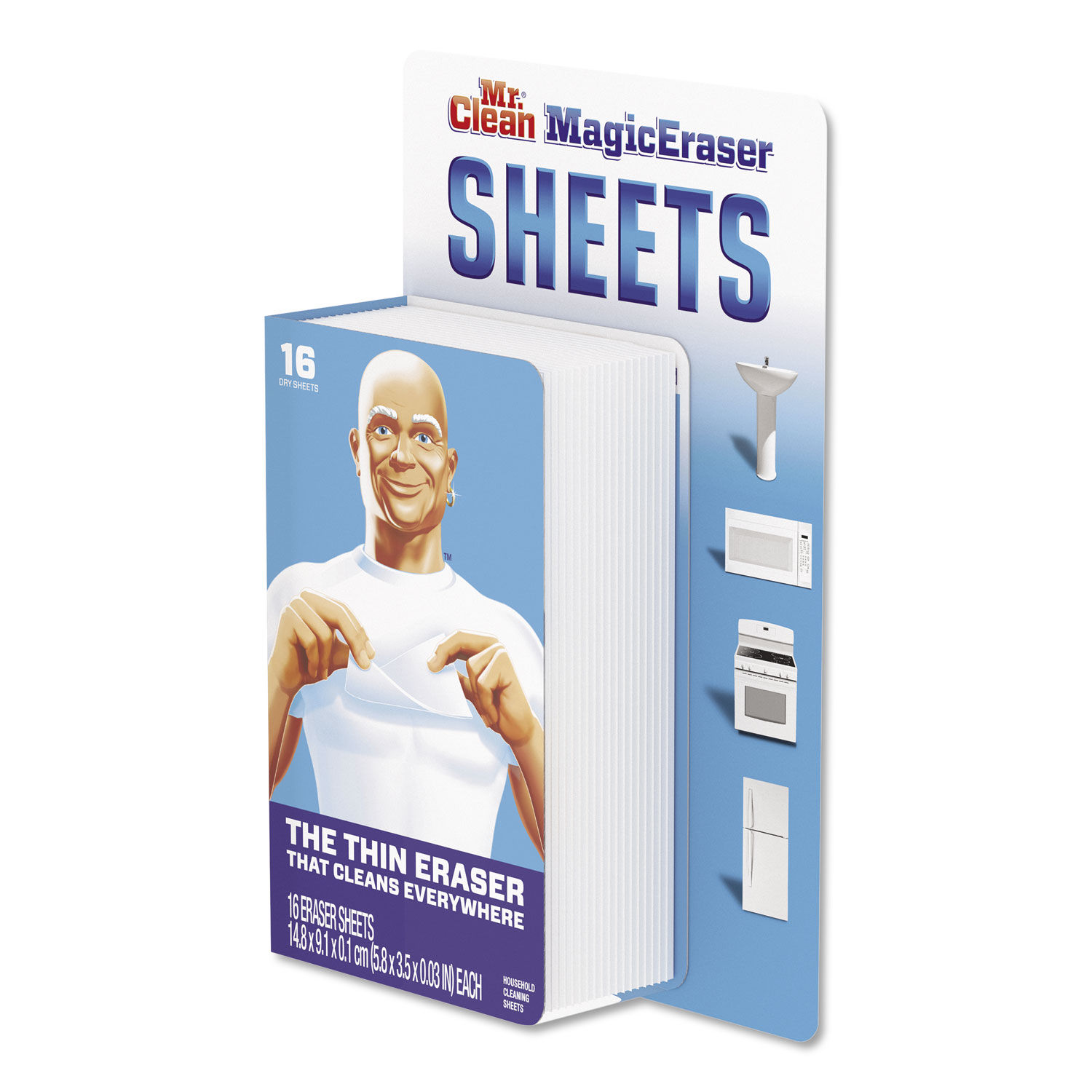 Magic Eraser Sheets by Mr. Cleanandreg; PGC02562PK