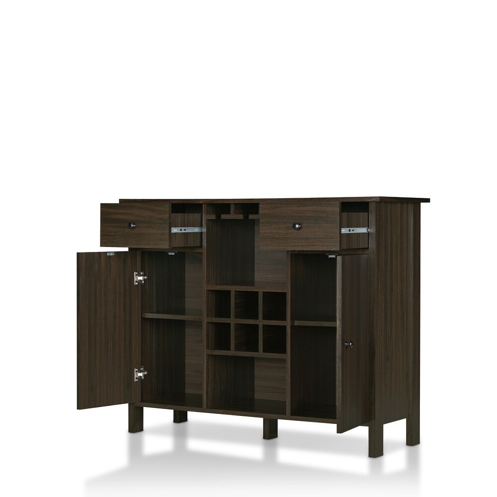 Furniture of America Madrid Contemporary 5 shelf Buffet