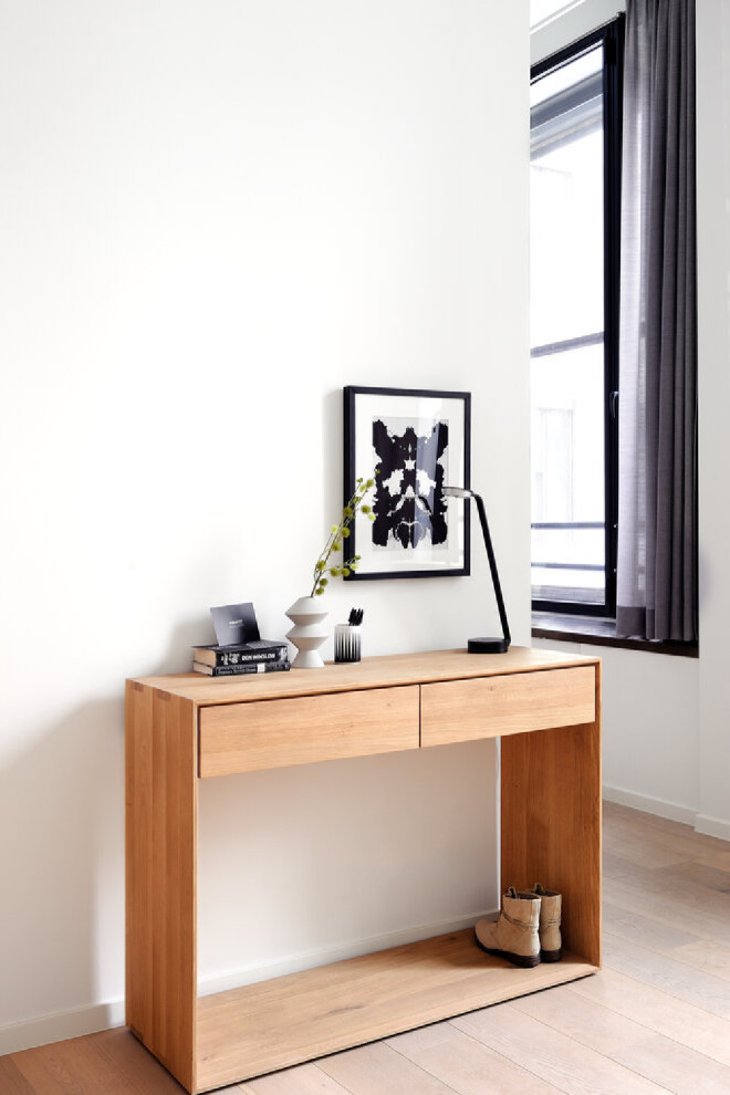 Oak 2 Drawer Console Table  OROA Nordic   Contemporary   Console Tables   by Oroa   Distinctive Furniture  Houzz