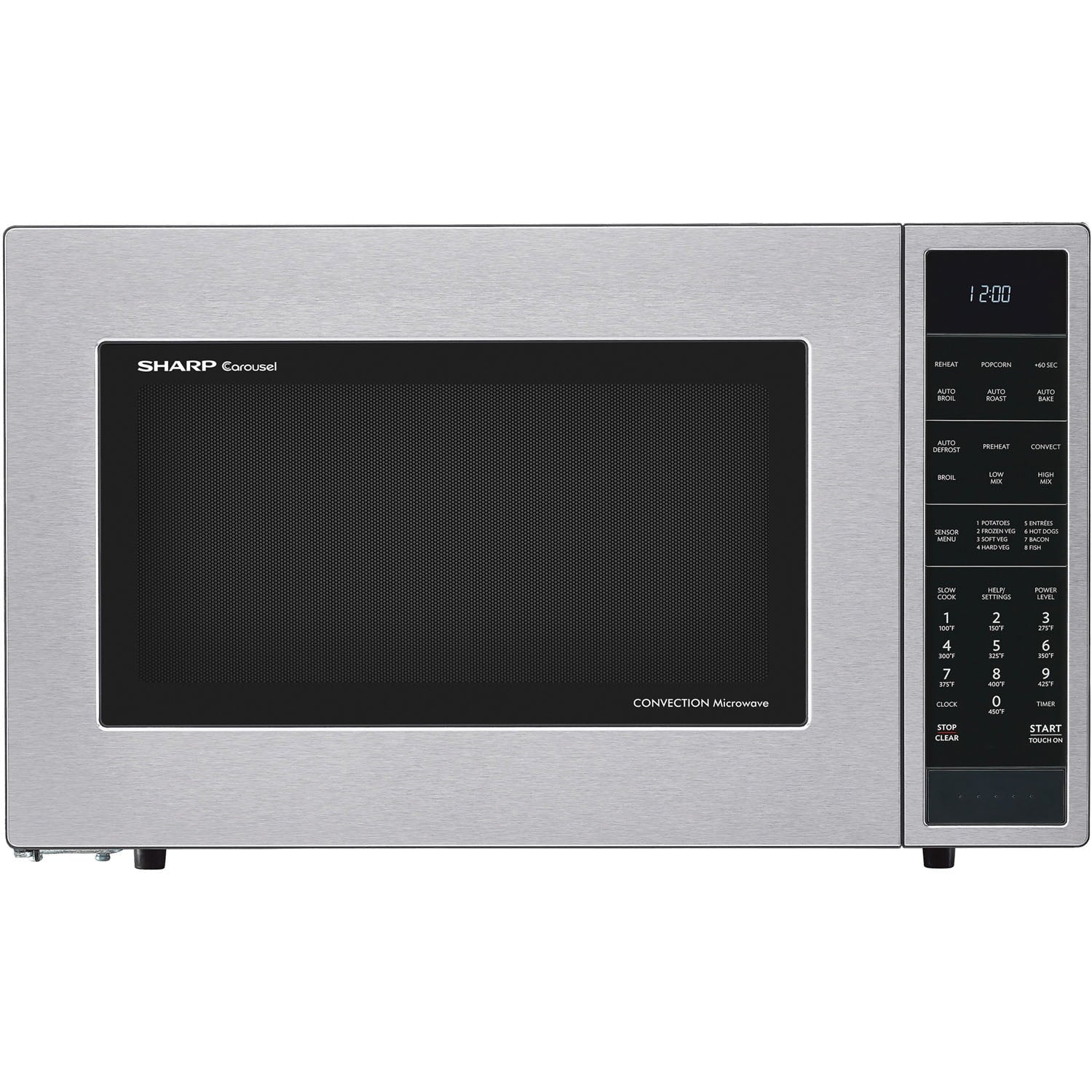 Sharp 1.5 Cu. Ft. 900W Convection Microwave Oven, Stainless Steel