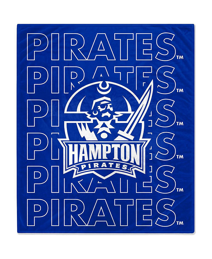 Pegasus Home Fashions Hampton Pirates 60 x 70 Echo Wordmark Plush Blanket