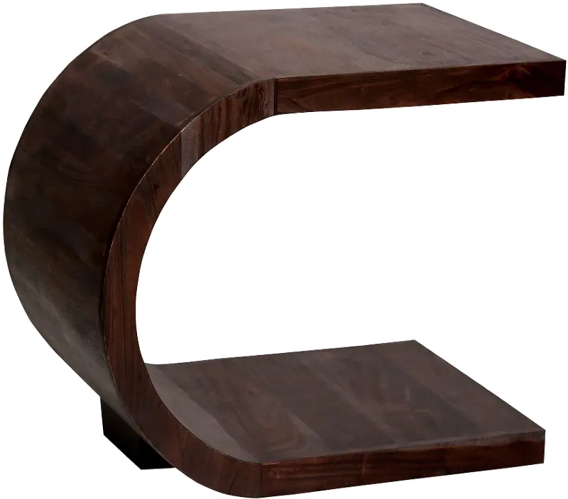 Ellipse Brown End Table