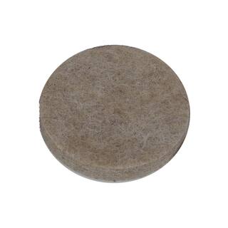 Shepherd 1 in. Beige Round Felt Heavy Duty Self-Adhesive Furniture Pads (48-Pack) 9972