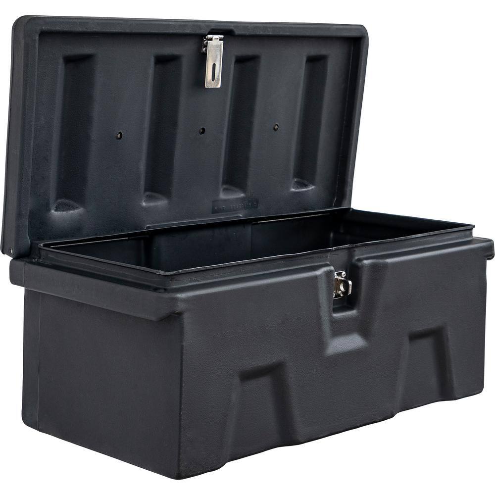 Buyers Products Company 13.5 in. x 15 in. x 32 in. Matte Black Plastic All-Purpose Truck Tool Box Chest 1712230