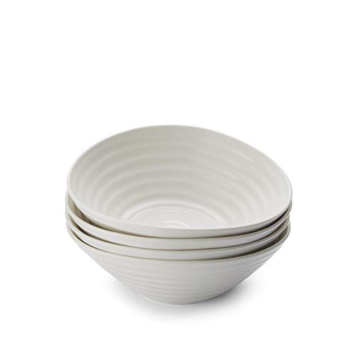 Portmeirion Sophie Conran White Cereal Bowl， 7.5  Set of 4