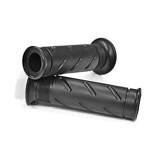 Black Motorcycle Handle Bar Hand Grips 7/8