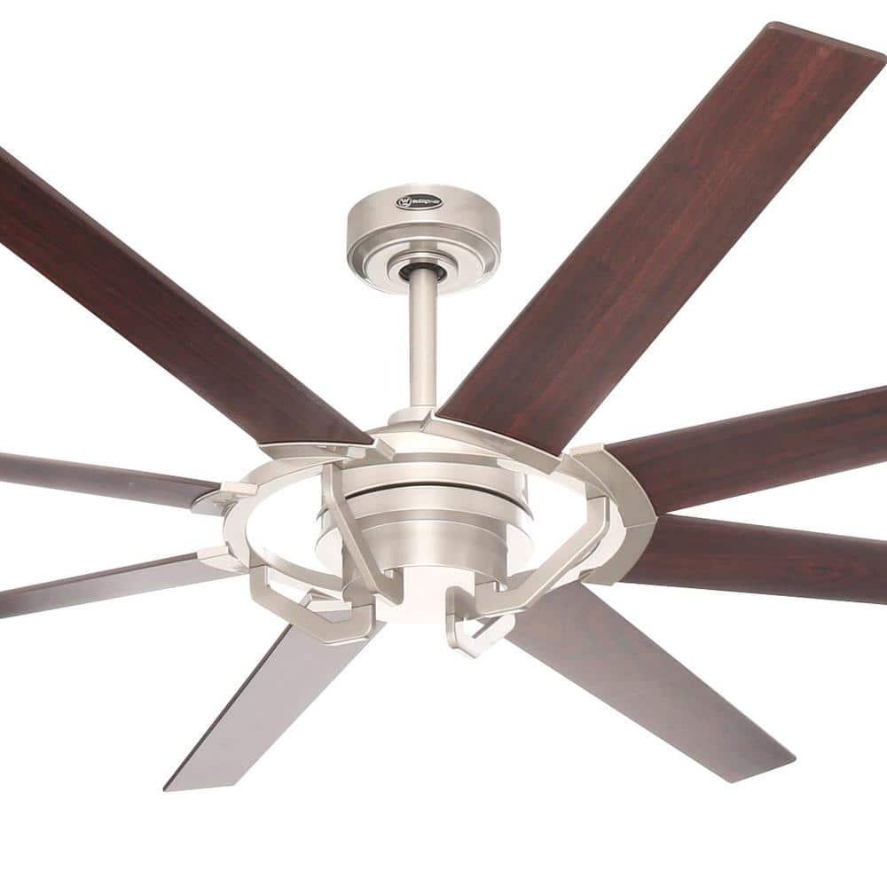 Westinghouse Damen 68 in Nickel Luster DC Motor Ceiling Fan with Remote Control