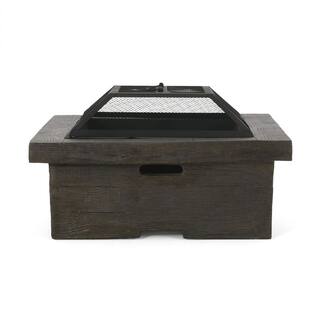 Noble House Berwick 29 in. Gray Wood Burning Fire Pit 107119