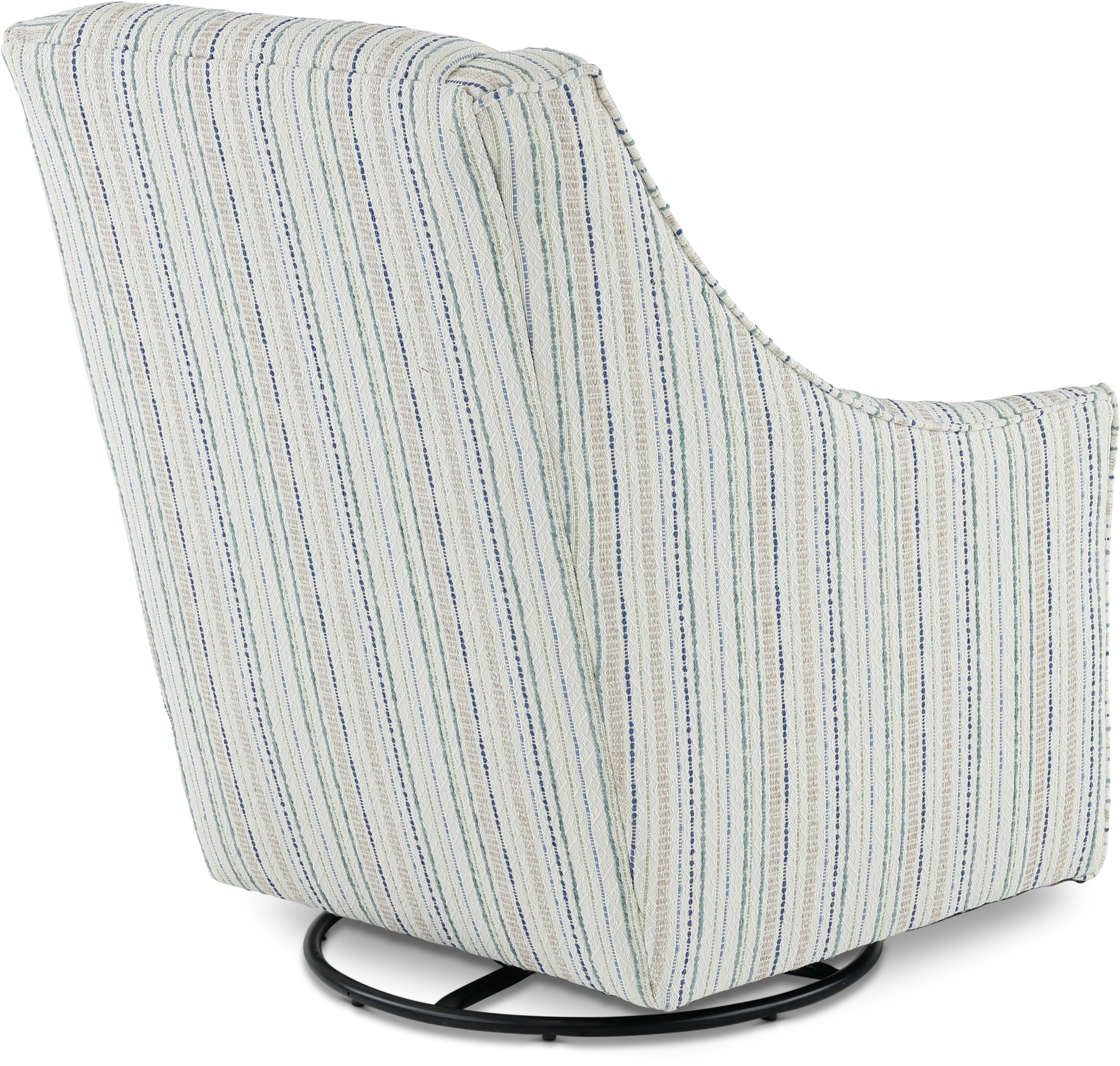 Belle Striped Swivel Chair