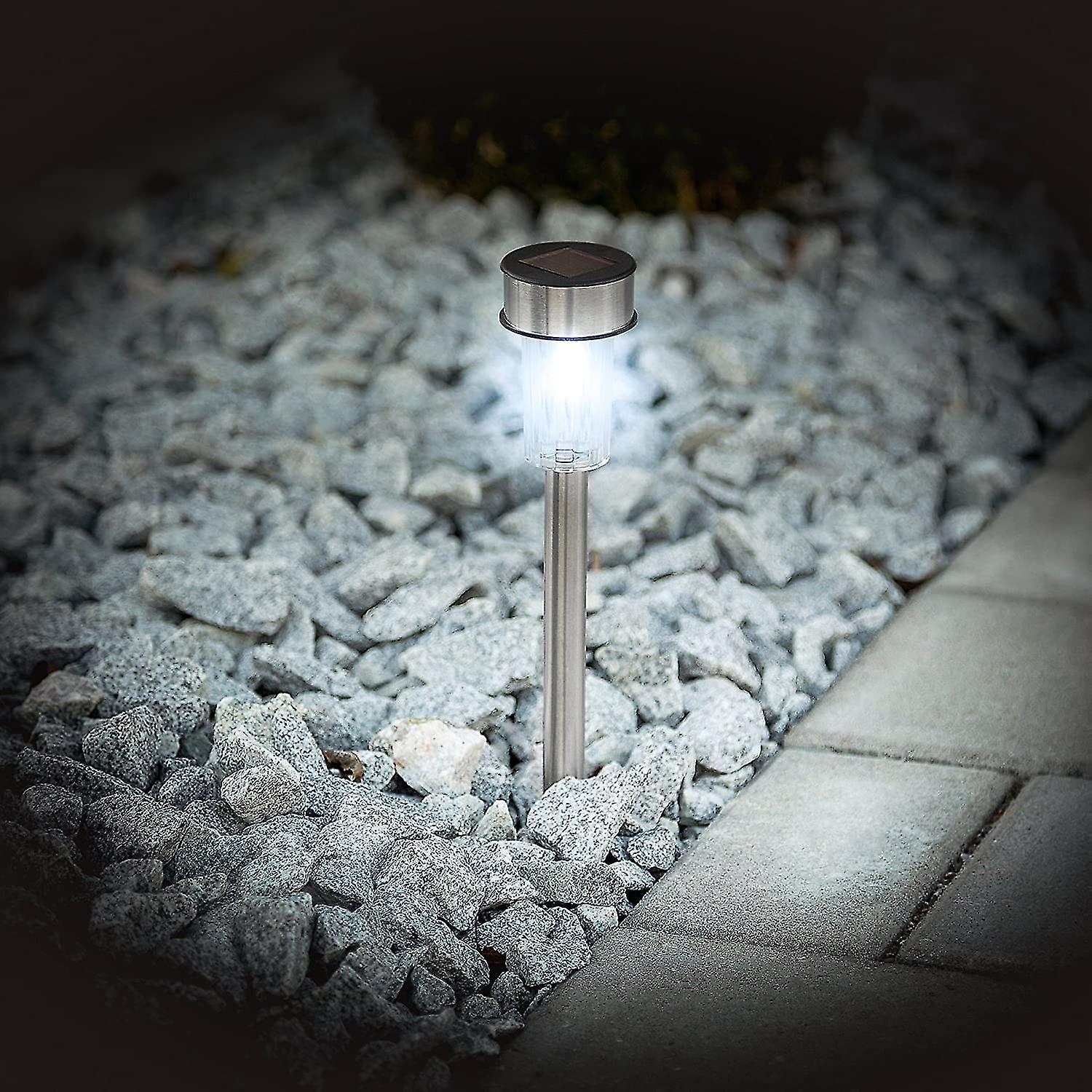 Led Solar Lamp Recharable En Outdoor Ing - Quantities (24 Pieces)