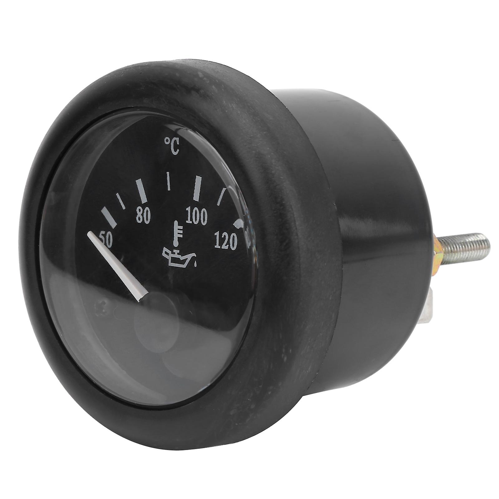 52mm Oil Temperature Gauge Pointer Electromagnetic Diesel Oil Heat Degree Measure Meterdc24v