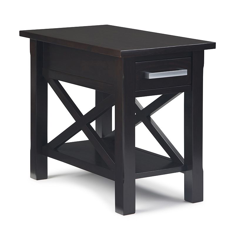 Simpli Home Kitchener Wood Narrow End Table