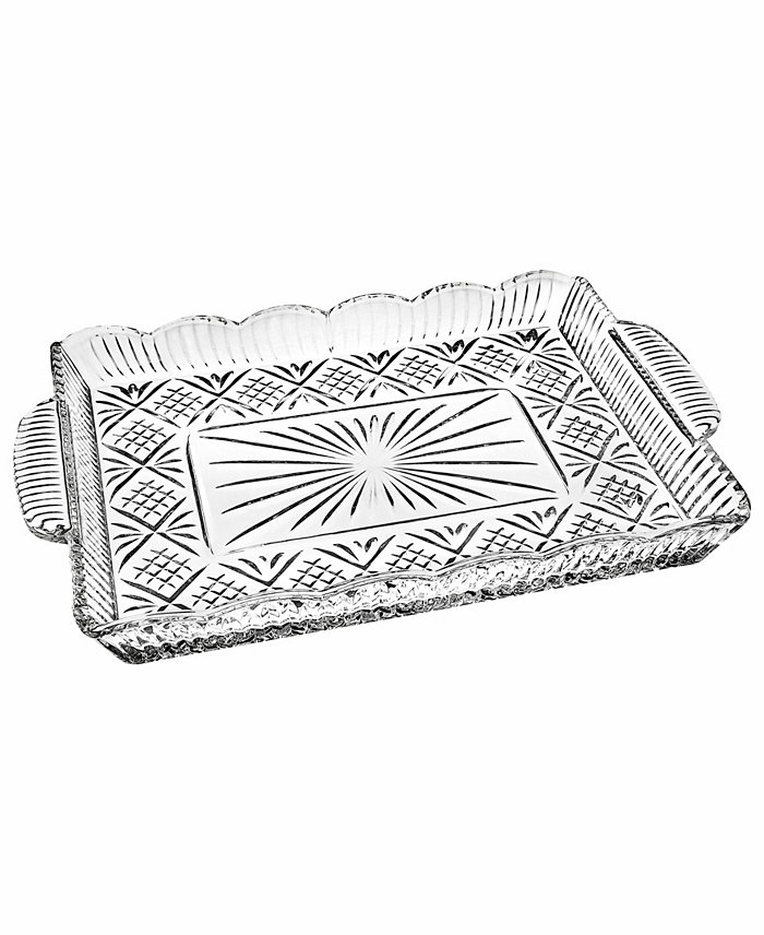 Godinger Serveware Dublin Rectangular Tray 16