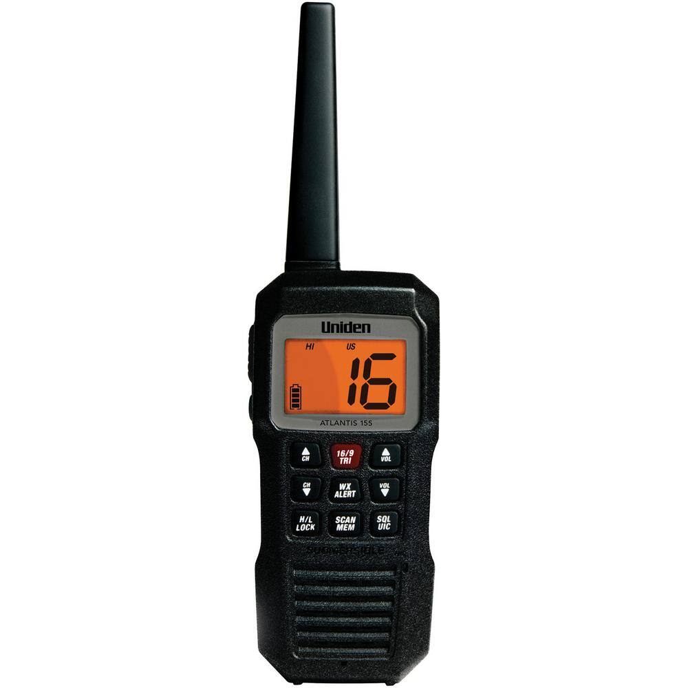 Uniden ATLANTIS 155 Floating Handheld 2-Way VHF Marine Radio ATLANTIS 155