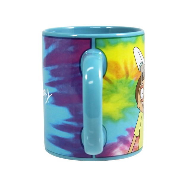 Just Funky Rick And Morty Psychodelic Heat reveal 11 Ounce Ceramic Mug