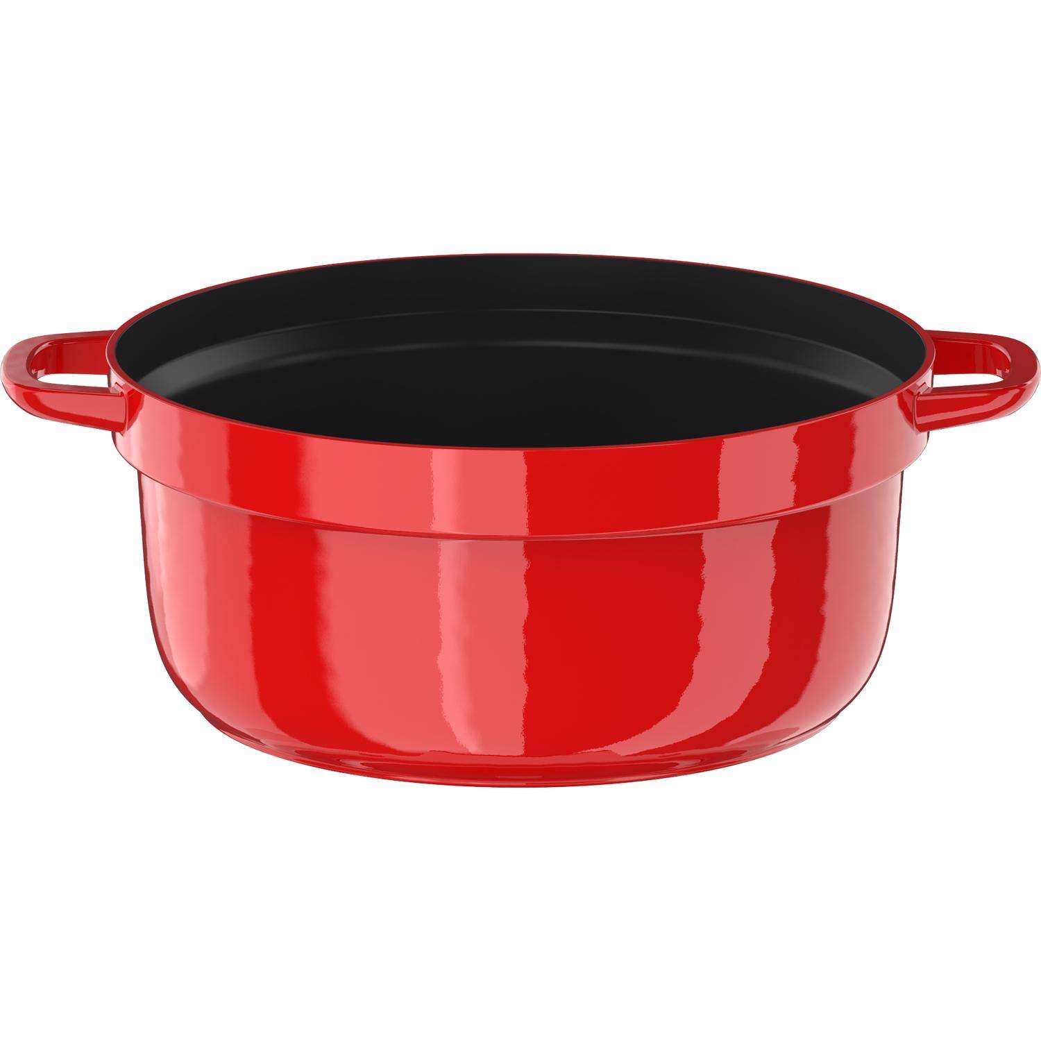 Instant Cast Iron Dutch Oven 6 qt Red