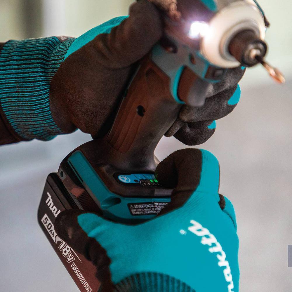 Makita 18V LXT Lithium-Ion Brushless Cordless Quick-Shift Mode 4-Speed Impact Driver Kit 5.0Ah XDT19T