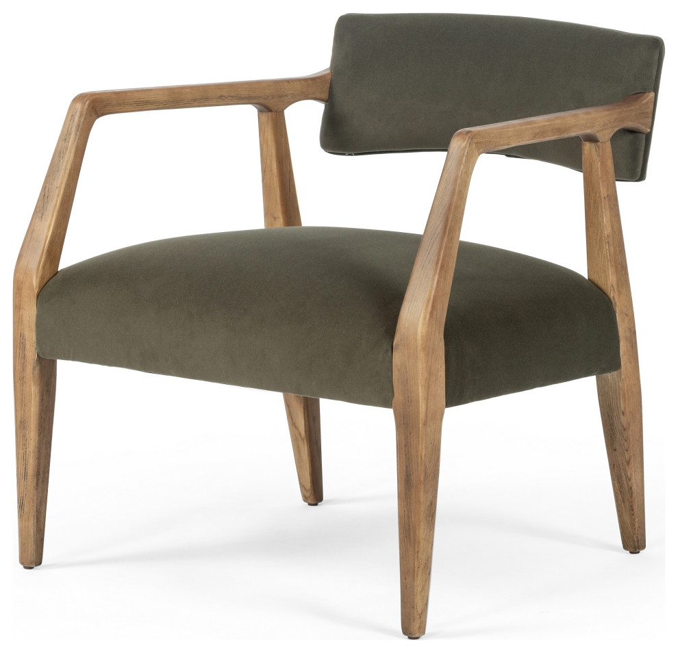 Geldhart Chair Chaps Ebony   Midcentury   Armchairs And Accent Chairs   by Rustic Home Furniture Deco  Houzz