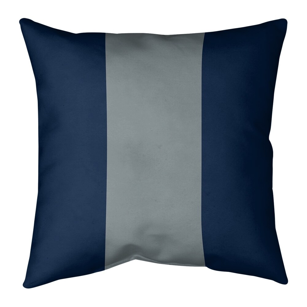 Dallas Dallas Football Stripes Pillow Spun Polyester