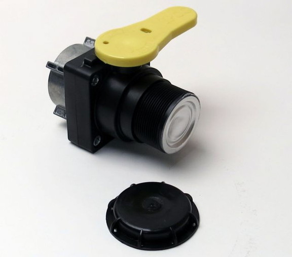 BASCO 2 Inch Polypropylene IBC Ball Valve  Mauser ...