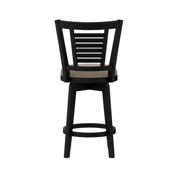 Hillsdale Furniture Foxmoor Wood Swivel Stool， Black