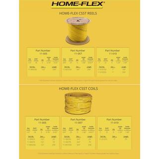 HOME-FLEX 1 in. CSST x 150 ft. Corrugated Stainless Steel Tubing 11-010150