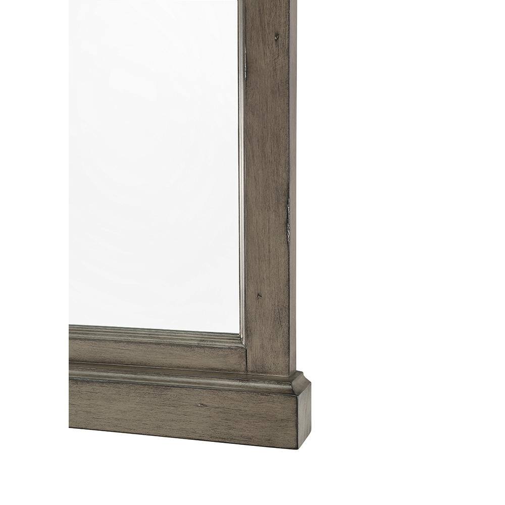 Home Decorators Collection 60 in. W x 31 in. H Framed Rectangular Bathroom Vanity Mirror in Distressed Grey NADGM3160