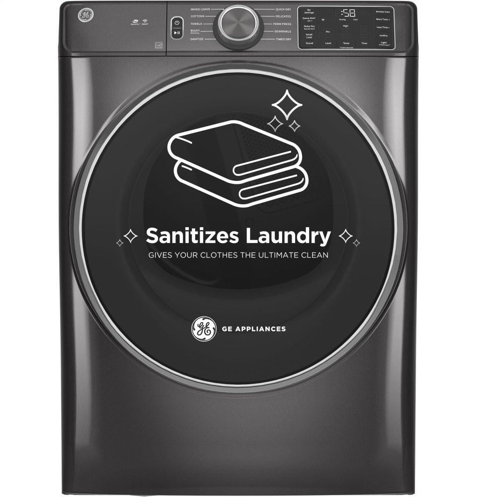 Ge Appliances GFD55ESPNDG Ge® 7.8 Cu. Ft. Capacity Smart Front Load Electric Dryer With Sanitize Cycle