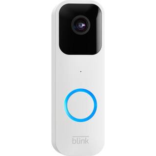 Blink Video Doorbell Battery or Wired - Smart Wi-Fi HD Video Doorbell Camera in White B08SGKLDRV