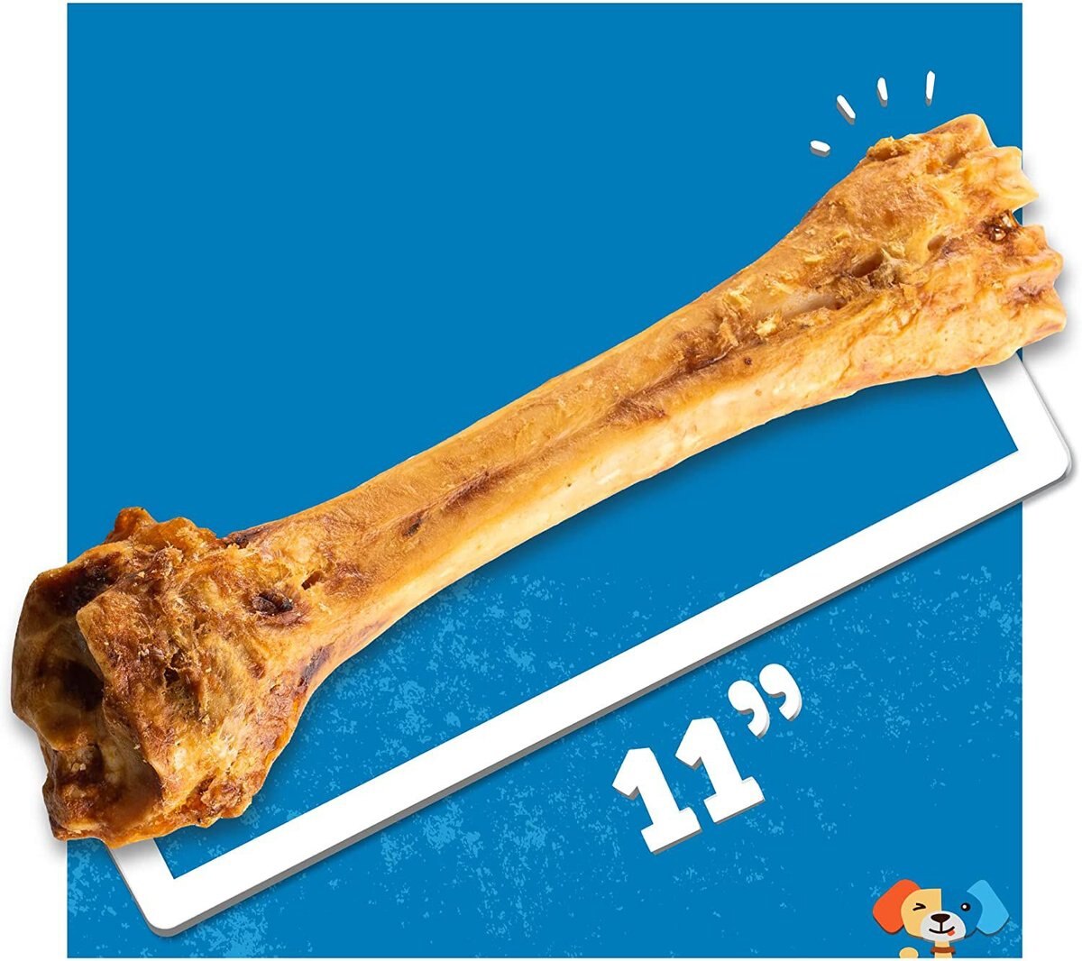 Jack and Pup Beef Shin Bone 11-in Dog Treat