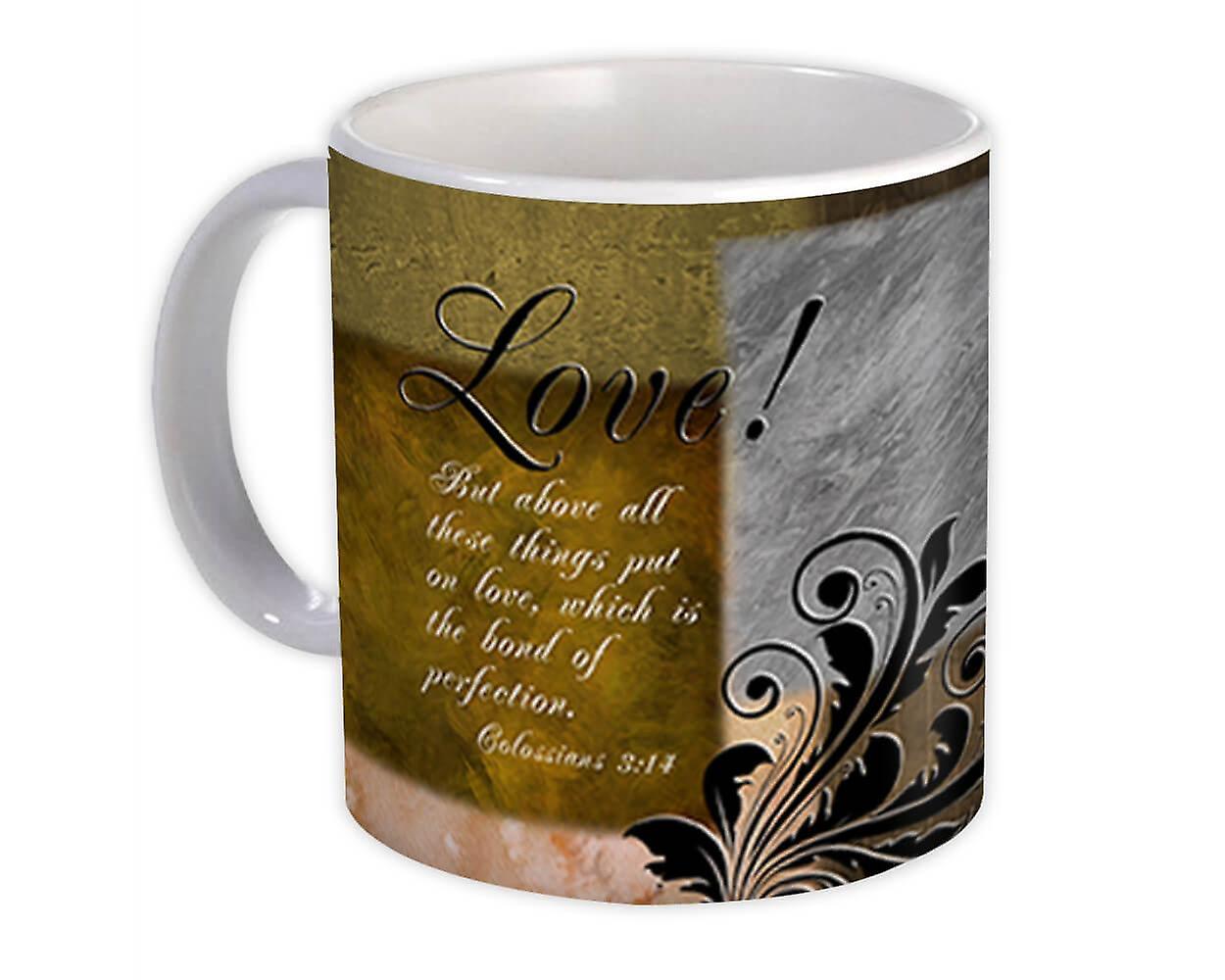 Gift Mug: Love Quote Christian For