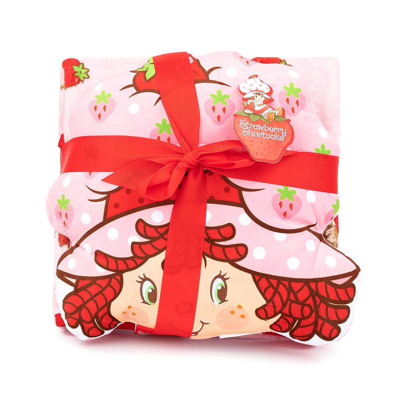 Strawberry Shortcake Strawberries Galore Throw and Pillow Buddy Set