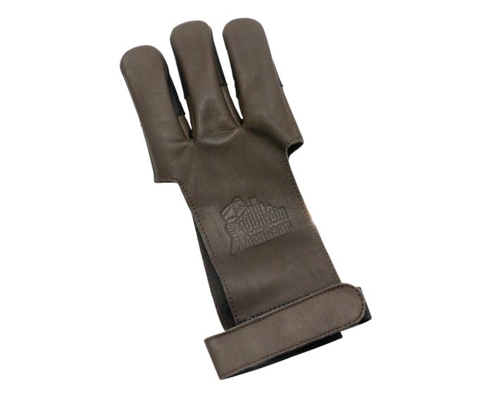 Mountain Man Brown Leather Shooting Glove 5735