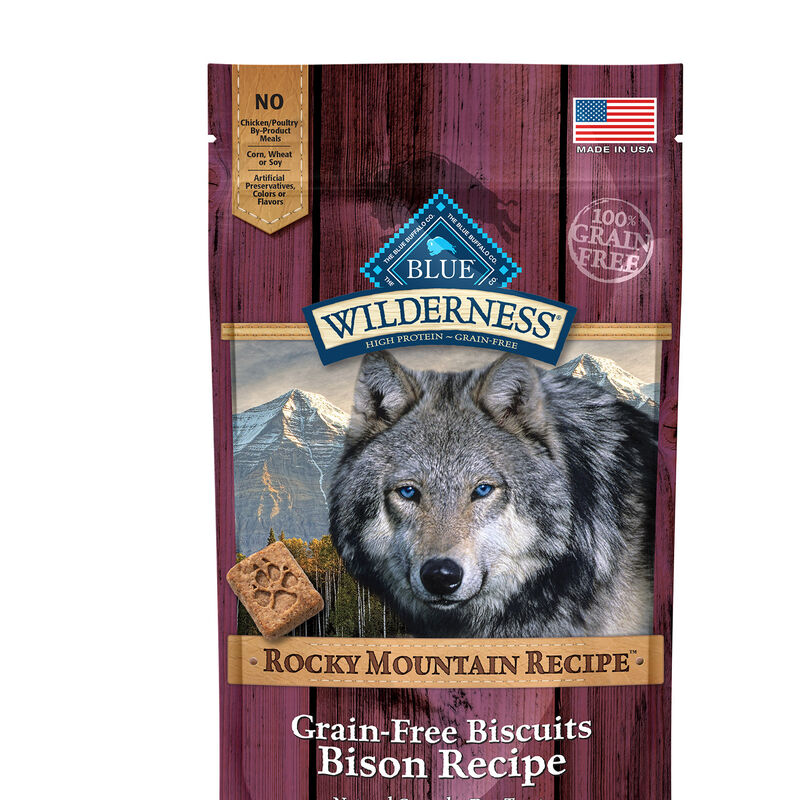 Wilderness Rocky Mountain Grain-Free Biscuits Bison Recipe 8oz