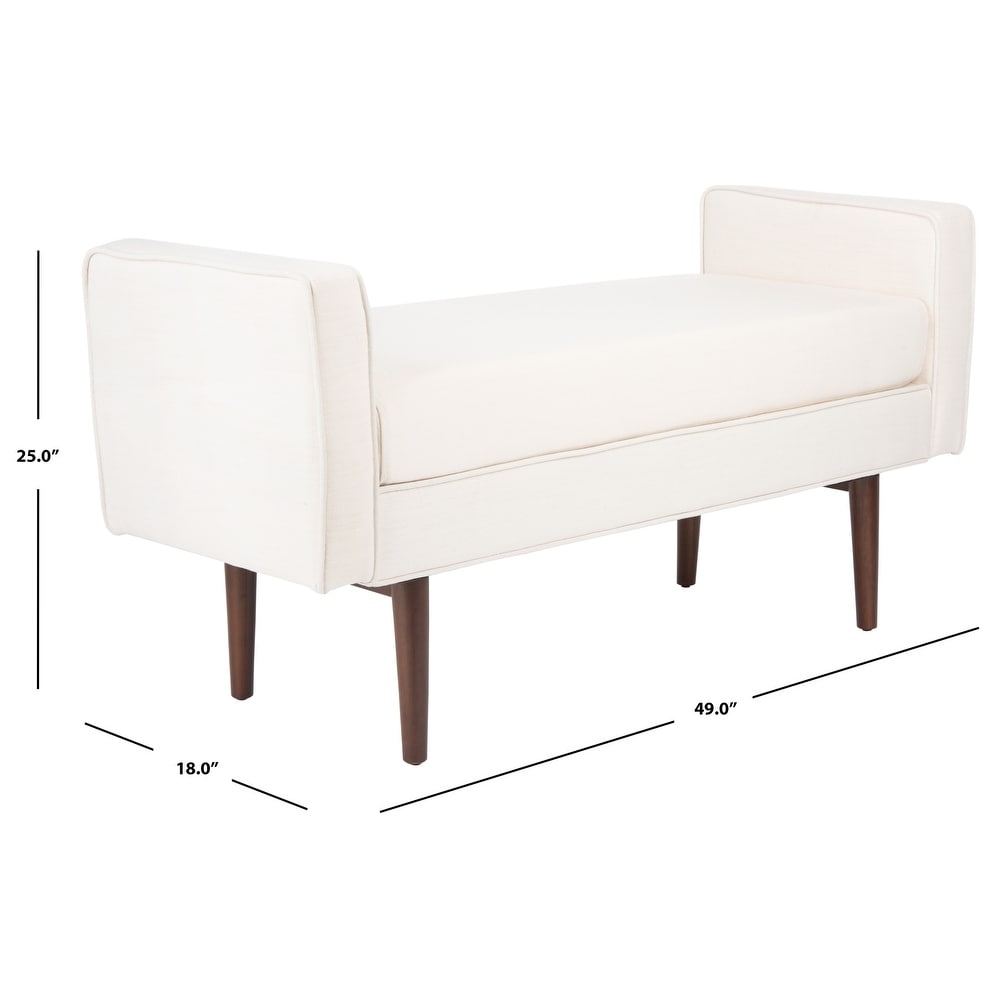 SAFAVIEH Henri Mid century Modern 25 inch Bench   49\