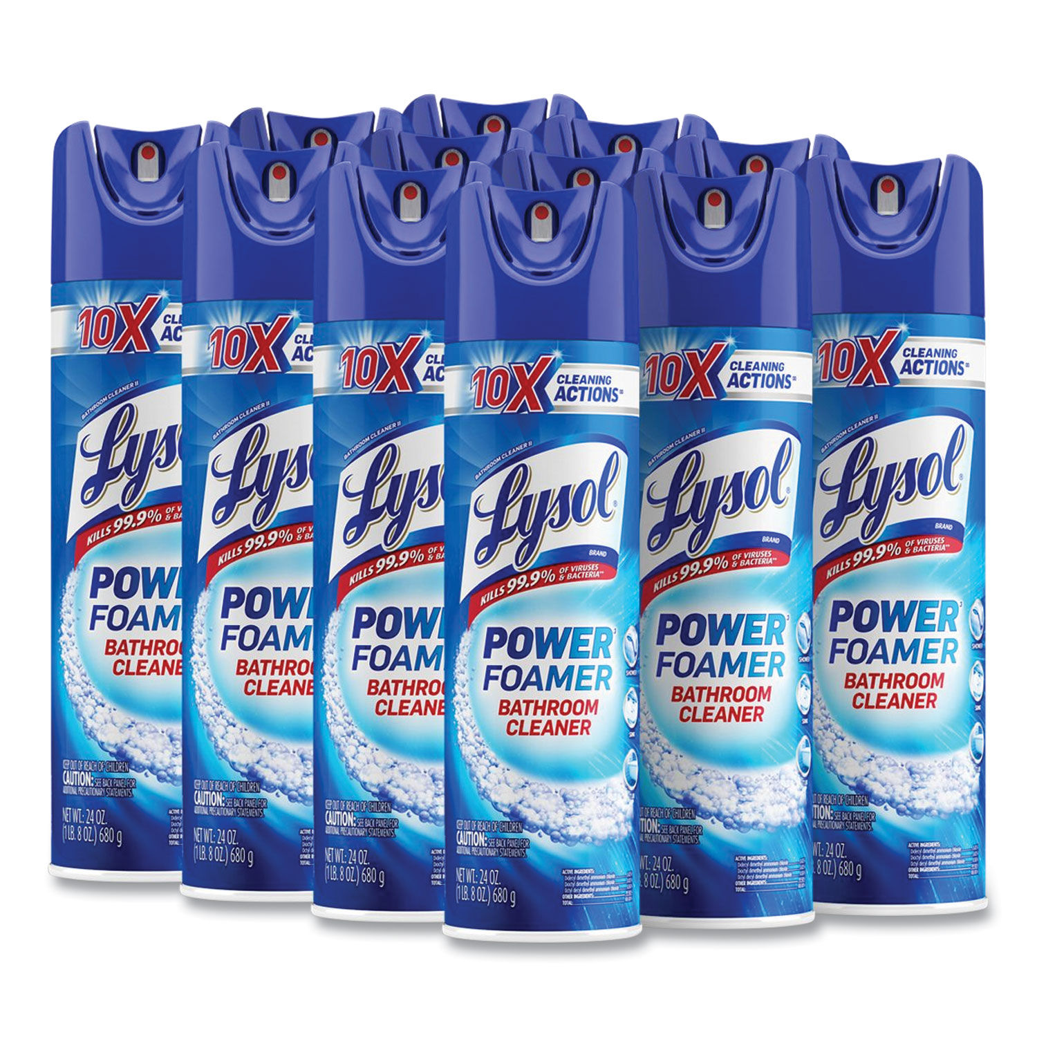 Power Foam Bathroom Cleaner by LYSOLandreg; Brand RAC02569CT