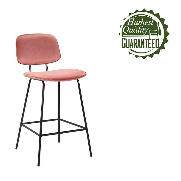 Porthos Home Ekta Velvet Counter Height Stools (Set of 2)