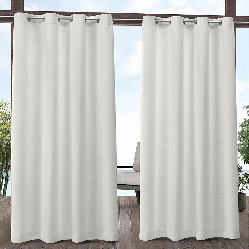 Exclusive Home 2-pack Delano Indoor/Outdoor Window Curtain