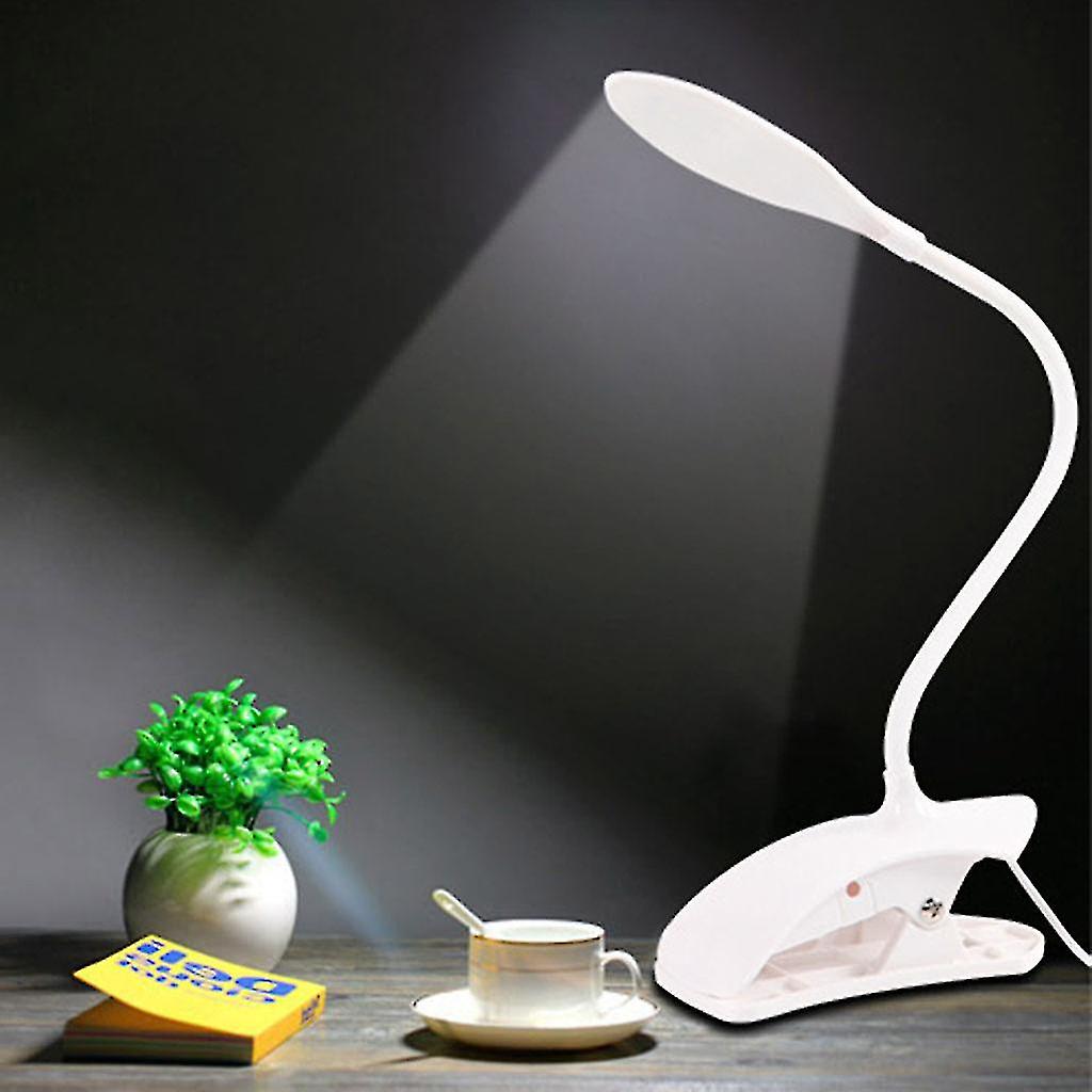 Wall Mounted Clip Desk Lamp 360 Flexible Gooseneck Bed Light Premium Usb Hose Clip Desk Lamp Eye Protection Led Light For Children Learning And Readin