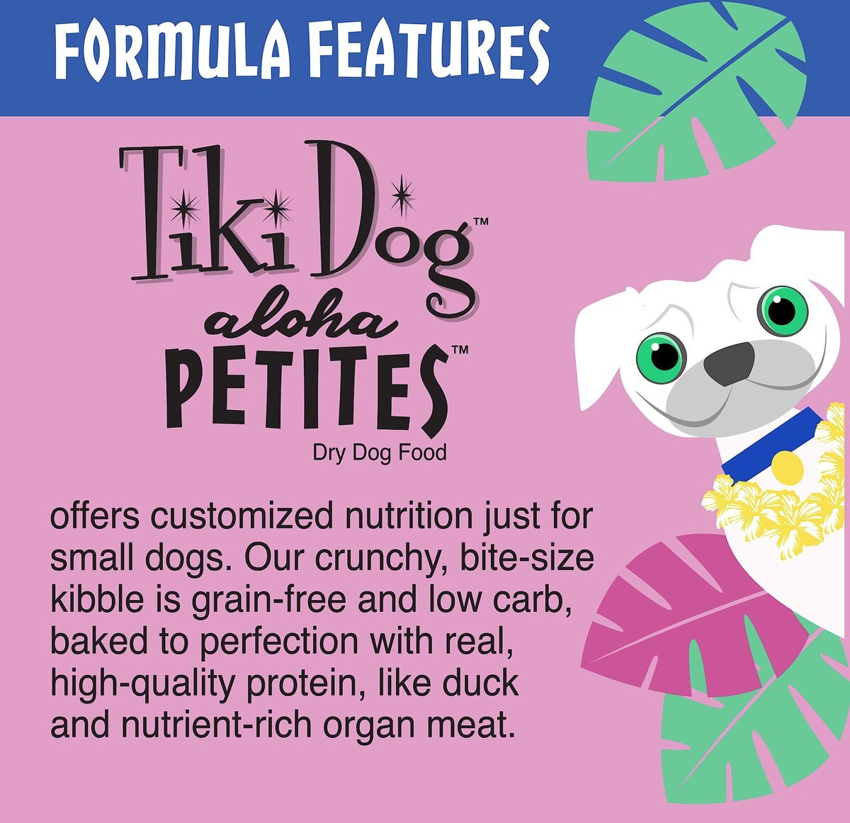 Tiki Dog Aloha Petites Duck Luau Grain-Free Dry Dog Food