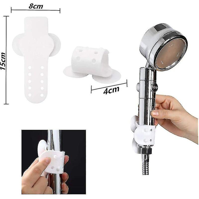 Silicone Shower Suction Cup Silicone Shower Frame Adjustable Shower Frame No Drilling Required Quick