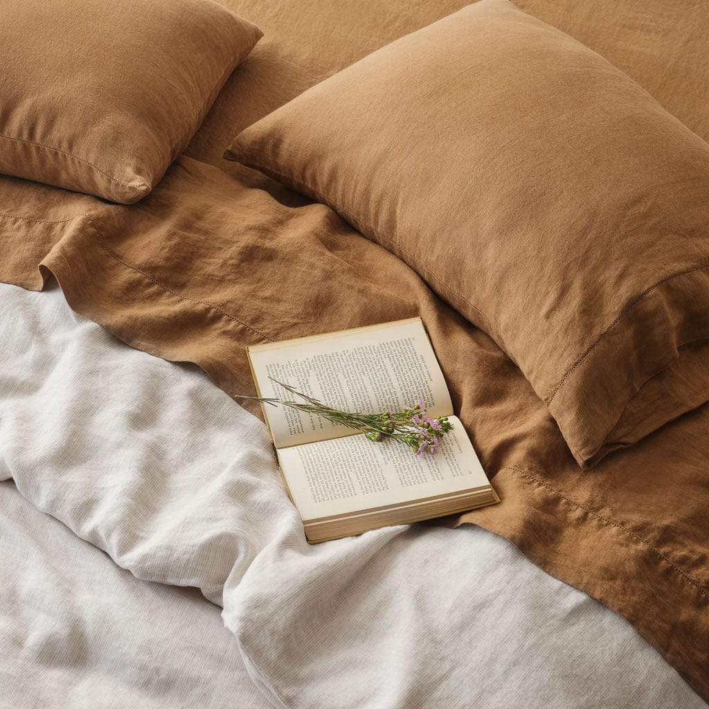 Stonewashed Linen Bed Bundle - Horizon Series