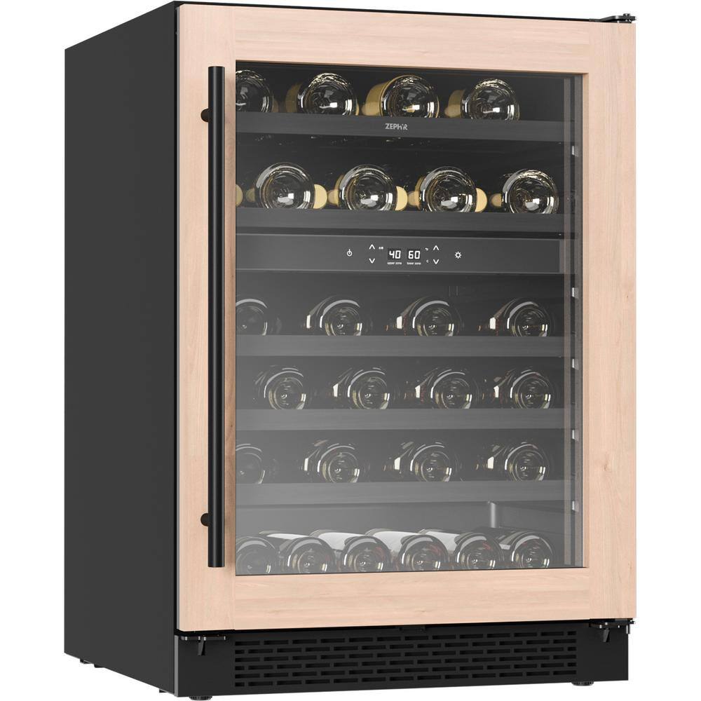 Zephyr Presrv 24 in. 45-Bottle Dual Zone Panel-Ready Wine Cooler PRW24C02BPG