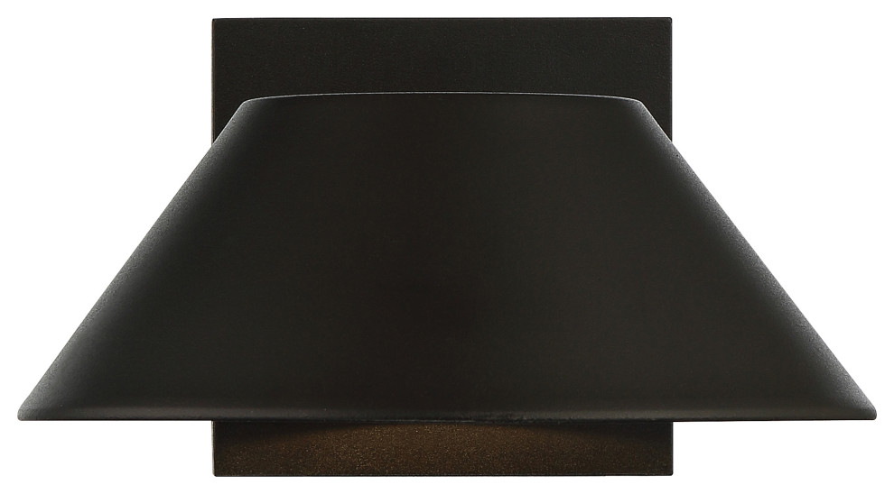 Solano Large Outdoor LED Wall Sconce  Black Finish   Transitional   Outdoor Wall Lights And Sconces   by Access Lighting  Houzz