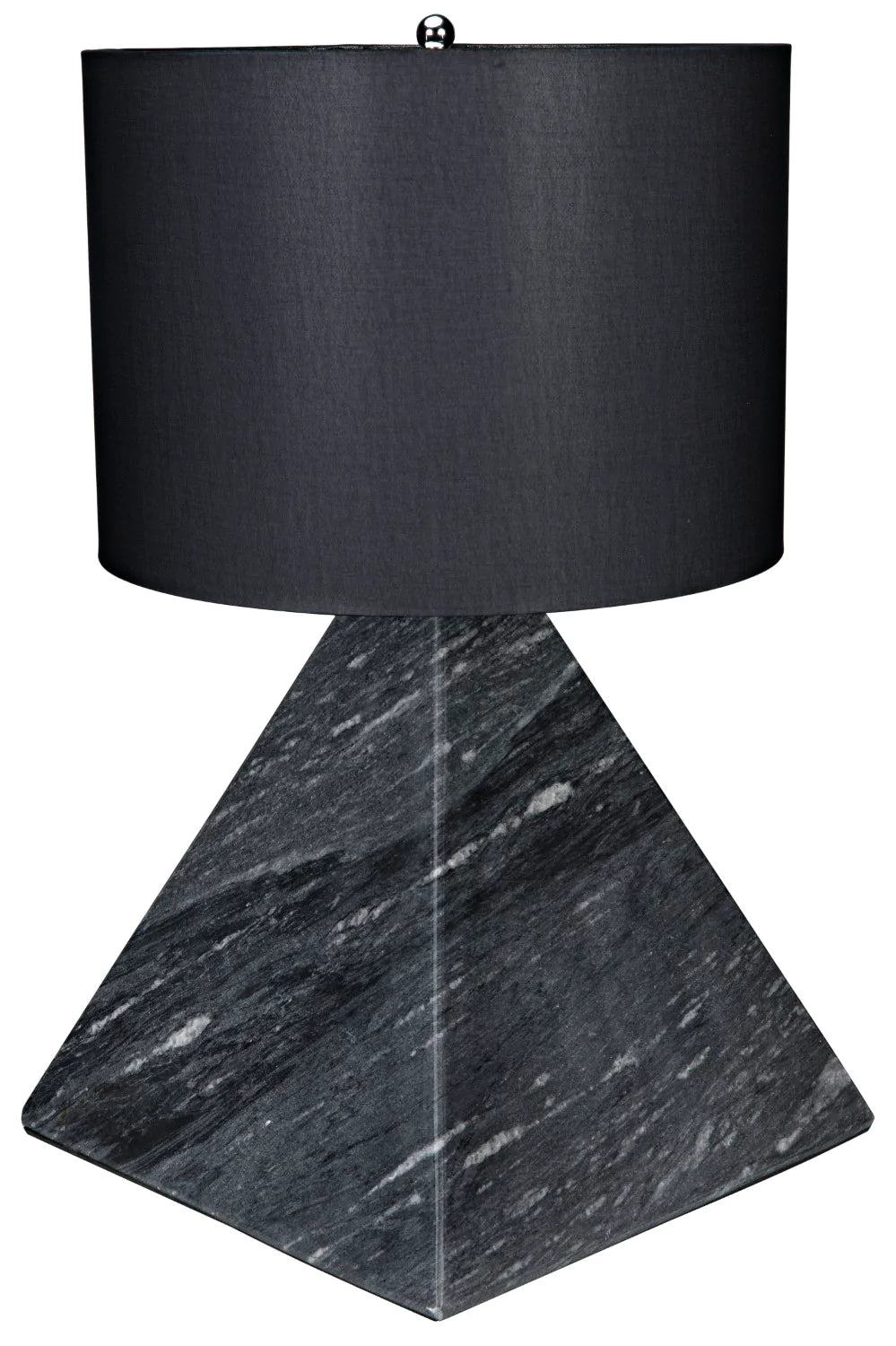 Sheba Table Lamp with Black Shade