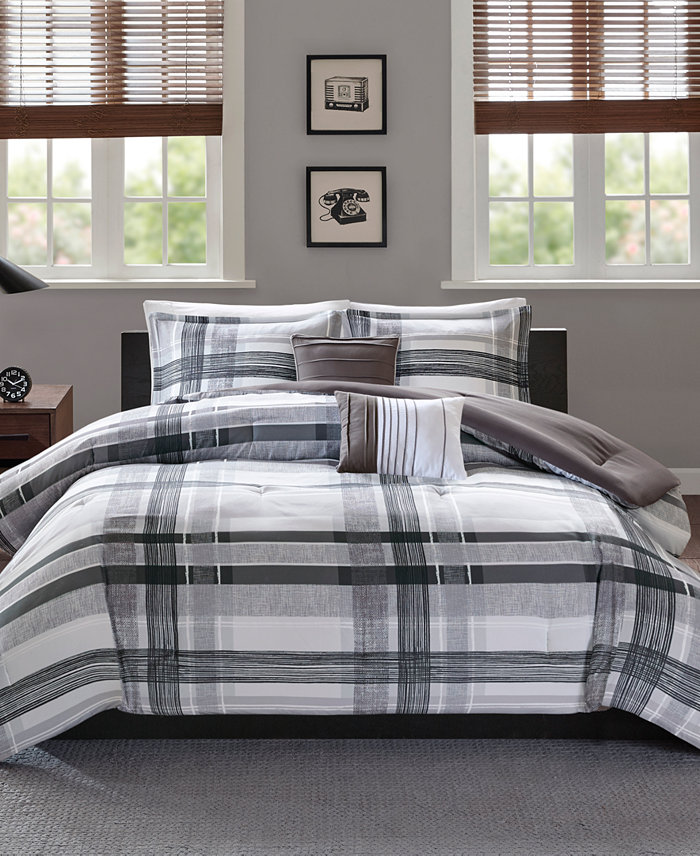 Intelligent Design Rudy 4-Pc. Plaid Twin Twin XL Comforter Set