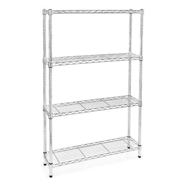 Shelving com Chrome Wire Shelving With 4 Shelves sc083054 4